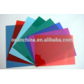 Transparente farbige PVC-Plastikfolie für verbindliche Abdeckung